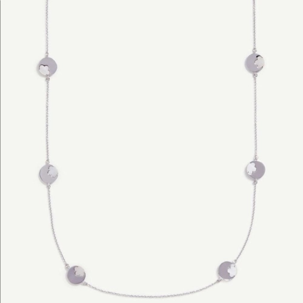 Ann Taylor‎ Mother of Pearl Flower Station Necklace